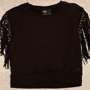Harley-Davidson Pullover Fringe Macrame Sleeve